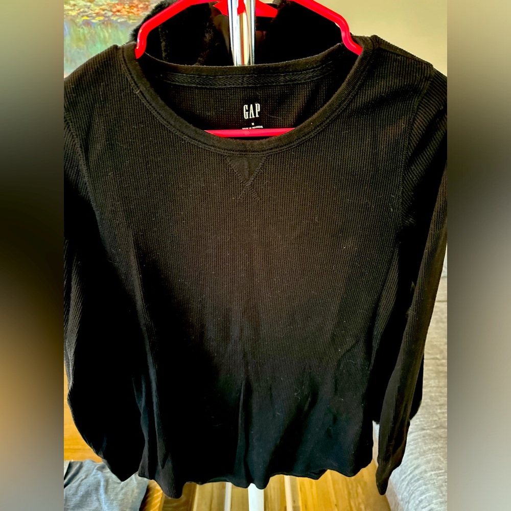 Waffle knit tee